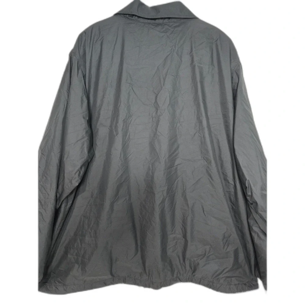 Nike Club Coaches Jacket | Men's Size XL | Black Sportswear Snap Front